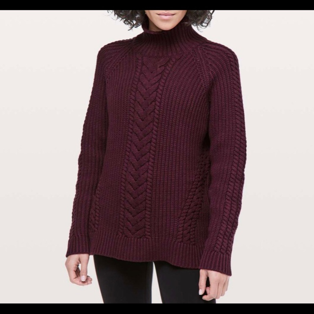 Lululemon bring the cozy sweater